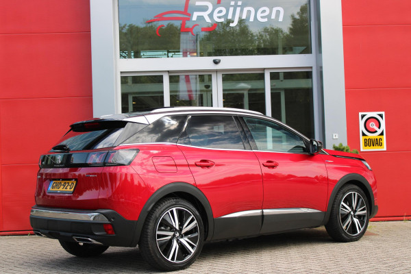 Peugeot 3008 1.6 HYbrid4 300PK GT PACK BUSINESS | PANORAMISCH SCHUIF/KANTEL DAK | MASSAGE STOELEN | ELEKTRISCHE STOELEN MET GEHEUGEN FUNCTIE | STOEL VERWARMING | FULL LED KOPLAMPEN | 360°C CAMERA | KEYLESS ENTRY/START | NAVIGATIE 10" TOUCHSCREEN | APPLE CARPLAY/ANDROID AUTO | DODEHOEK BEWAKING | FOCAL AUDIO SYSTEM | ADAPTIVE CRUISE CONTROL | ELEKTRISCHE ACHTERKLEP | DAB+ RADIO |