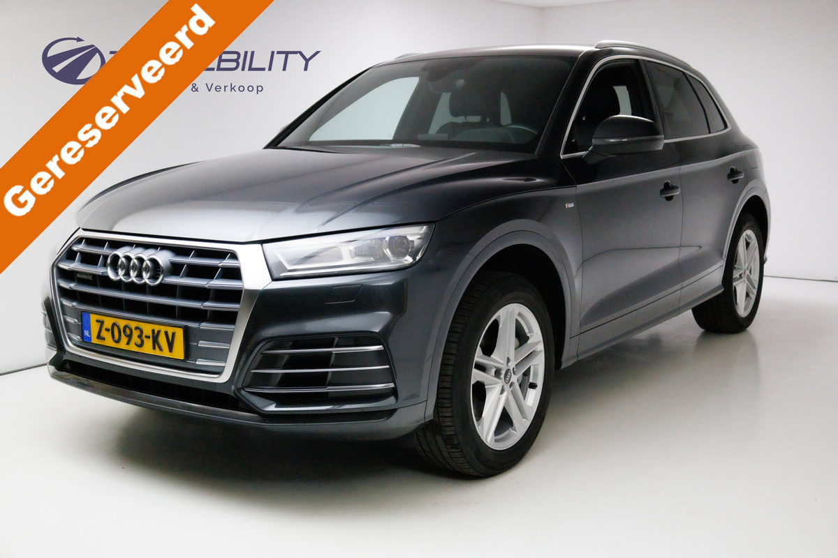 Audi Q5 50 TFSI e quattro S edition Quattro 300 PK 2x S-Line, Stoelverw, Navigatie, Elec. trekhaak, Elec, achterklep