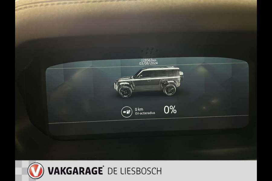 Land Rover Defender 110 2.0 P400e 110 X-Dynamic SE / Luchtvering / Leder / Panorama-dak / 360 camera / stoel en stuur verwarming