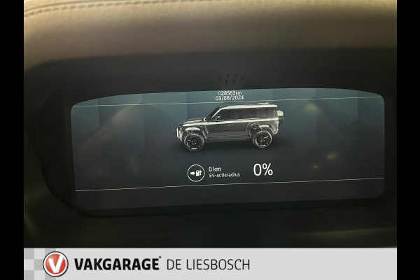 Land Rover Defender 110 2.0 P400e 110 X-Dynamic SE / Luchtvering / Leder / Panorama-dak / 360 camera / stoel en stuur verwarming