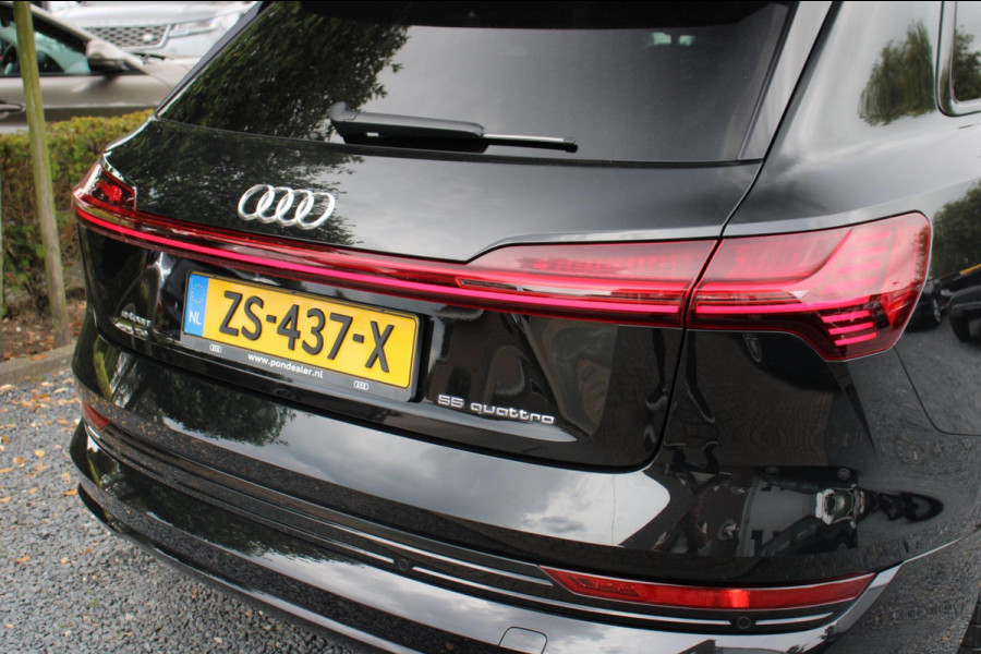 Audi e-tron 55 Quattro Advanced 1e Eig Luchtvering Virtual Pano S-Line Black Optic 20''