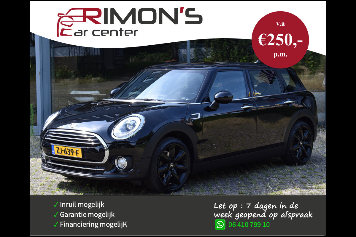 MINI Clubman 1.5 Cooper Chili Automaat Navi Pdc Sport Stoelen