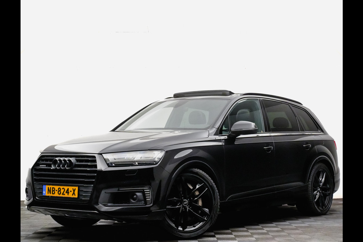 Audi Q7 3.0 TDI e-tron 375pk S Competition Quattro Black Edition (panodak,bose,leer,matrix)