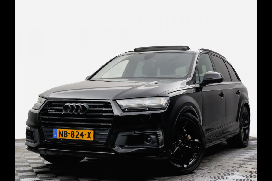 Audi Q7 3.0 TDI e-tron 375pk S Competition Quattro Black Edition (panodak,bose,leer,matrix)