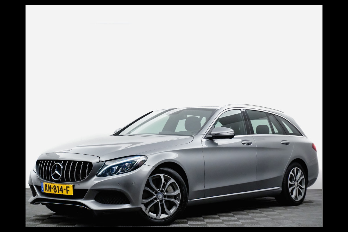 Mercedes-Benz C-Klasse Estate 350 e Premium (leer,sfeerverlichting,navi,LED,camera)