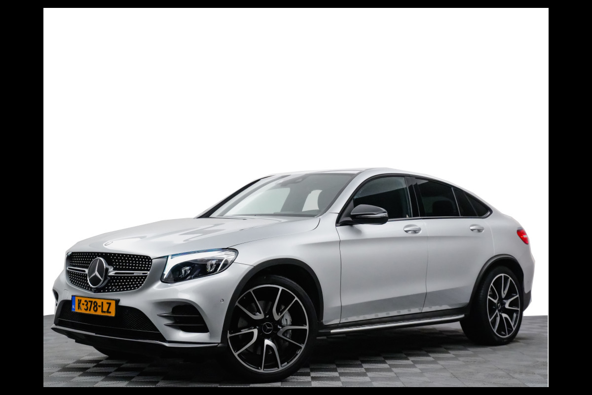 Mercedes-Benz GLC Coupé 43 AMG BiTurbo 370pk 4MATIC burmester,sfeerverichting,360,stuurverwarming)