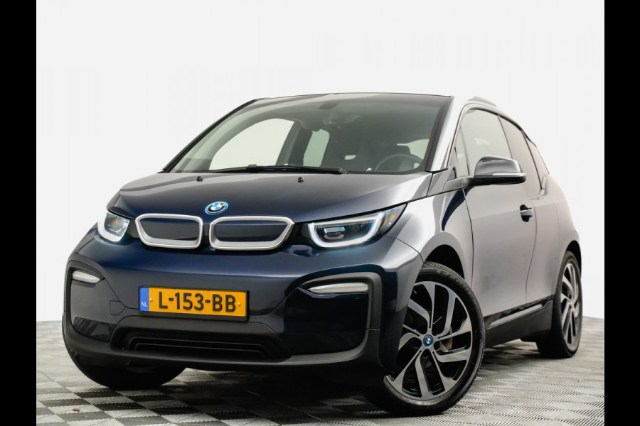 BMW i3 Executive 170pk 120Ah 42 kWh (420 rijbereik,warmtepomp,LED,navi,carplay,20 inch)