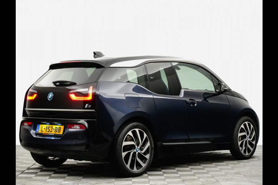 BMW i3 Executive 170pk 120Ah 42 kWh (420 rijbereik,warmtepomp,LED,navi,carplay,20 inch)