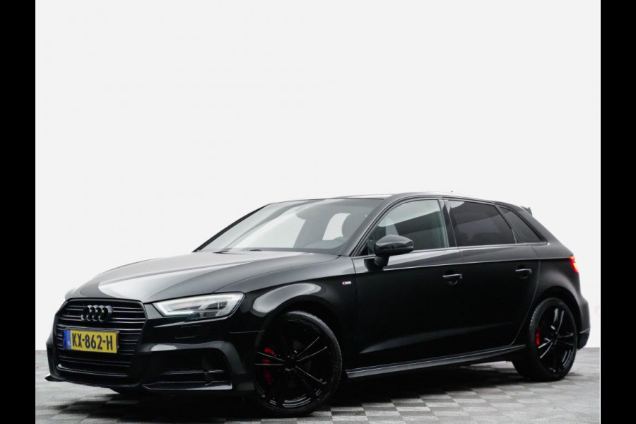 Audi A3 Sportback 1.0 TFSI 120pk Aut7 S-line (leer,LED,stoelverw,keyless,privacy glass)