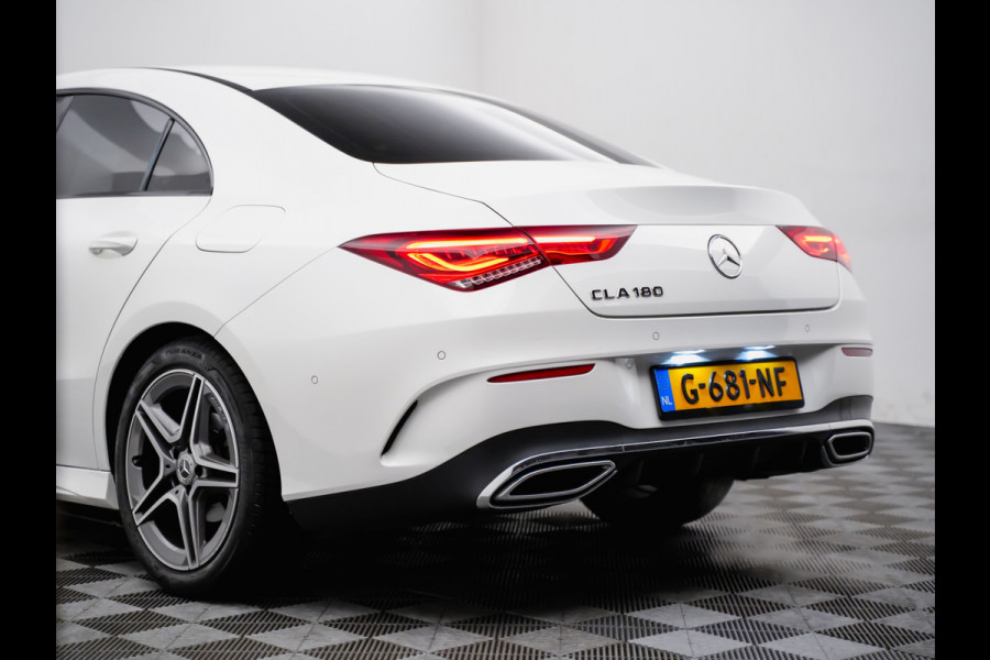 Mercedes-Benz CLA-Klasse 180 AMG Aut9 (leer,navi,camera,LED,keyless,adaptive cruise)