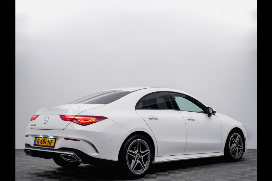 Mercedes-Benz CLA-Klasse 180 AMG Aut9 (leer,navi,camera,LED,keyless,adaptive cruise)