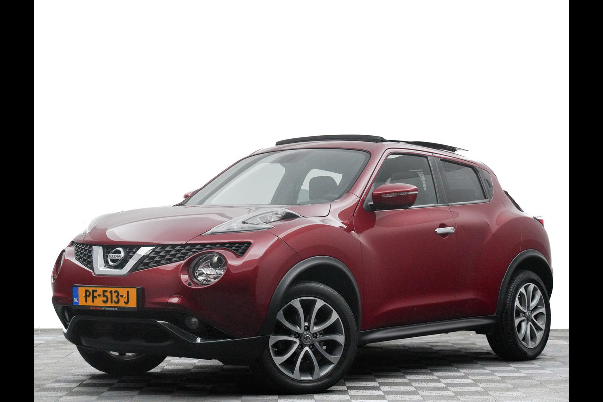 Nissan Juke 1.6 Aut 120pk Tekna (leer,panodak,xenon,navi,camera,360)