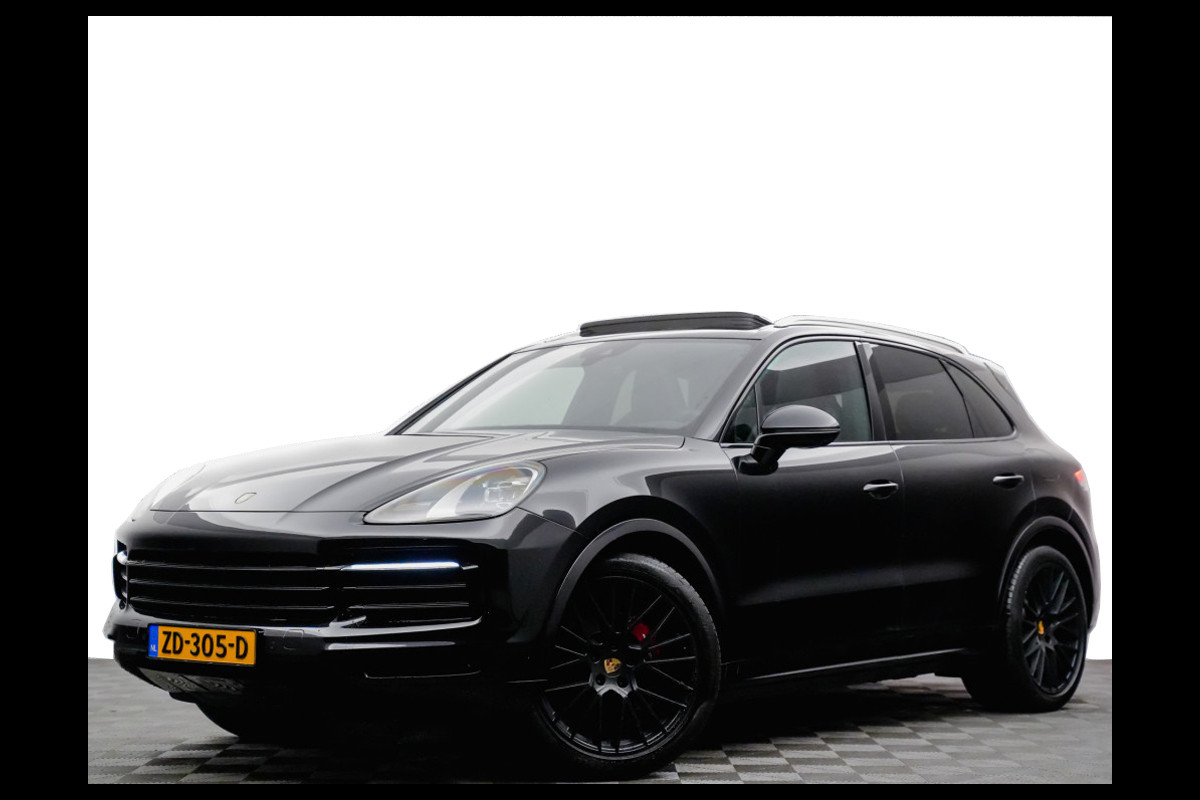 Porsche Cayenne 3.0 E-Hybrid Sport Chrono 465pk Black Turbo Pack (panodak,bose,360,matrix,keyless,sportleer)