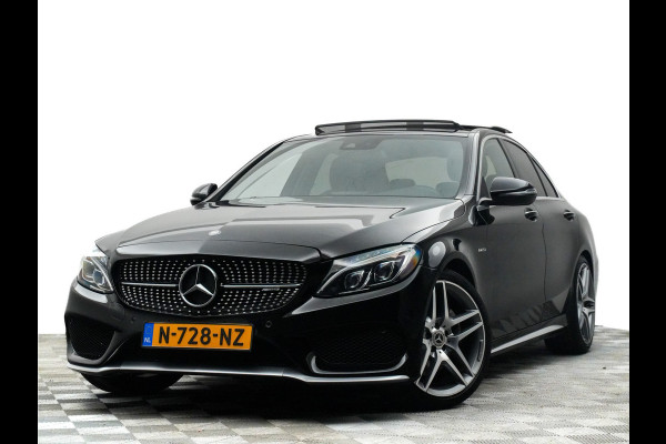 Mercedes-Benz C-Klasse 300 AMG 4Matic 245pk Prestige Aut7 (panodak,leer,burmester,sfeerverlichting)