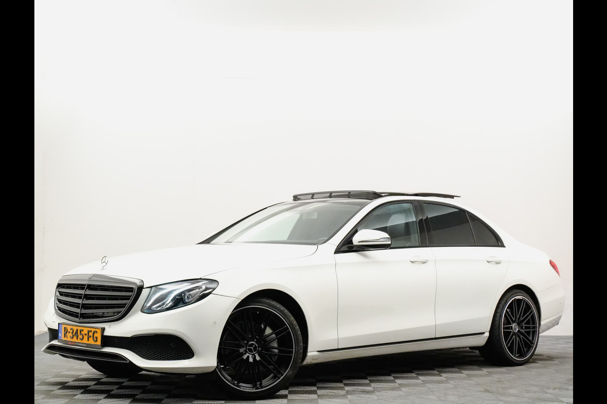 Mercedes-Benz E-Klasse 350 e Premium Plus Upgrade Edition (panodak,carbon,luchtvering,leer,matrix,sfeerverlichting)