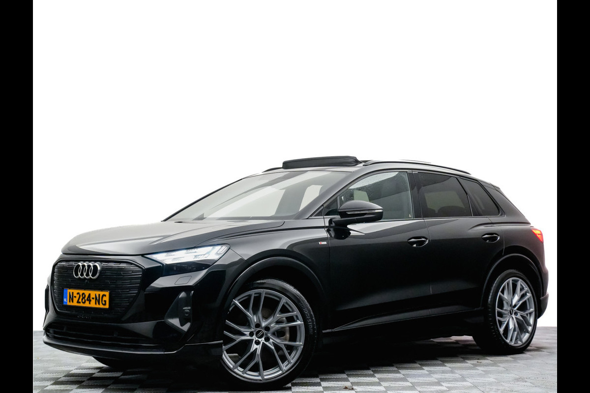 Audi Q4 Etron 40 Launch edition S Competition 300pk (panodak,sfeerverlichting,matrix,sonos,warmtepomp)