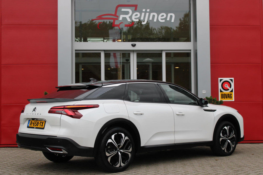 Citroën C5 X 1.6 PHEV 225PK AUTOMAAT HYBRID SHINE |NAVIGATIE |19'' TWO TONE LICHTMETALEN VELGEN|ELEKTRISCHE ACHTERKLEP | LEDEREN BEKLEDING | ELEKTRISCH VERSTELBARE VOORSTOELEN MET GEHEUGEN | CAMERA | DODEHOEK BEWAKING | STOEL/STUUR VERW. | DRAADLOZE TELEFOON LADER | APPLECARPLAY/ANDROID AUTO|FULL LED KOPLAMPEN|