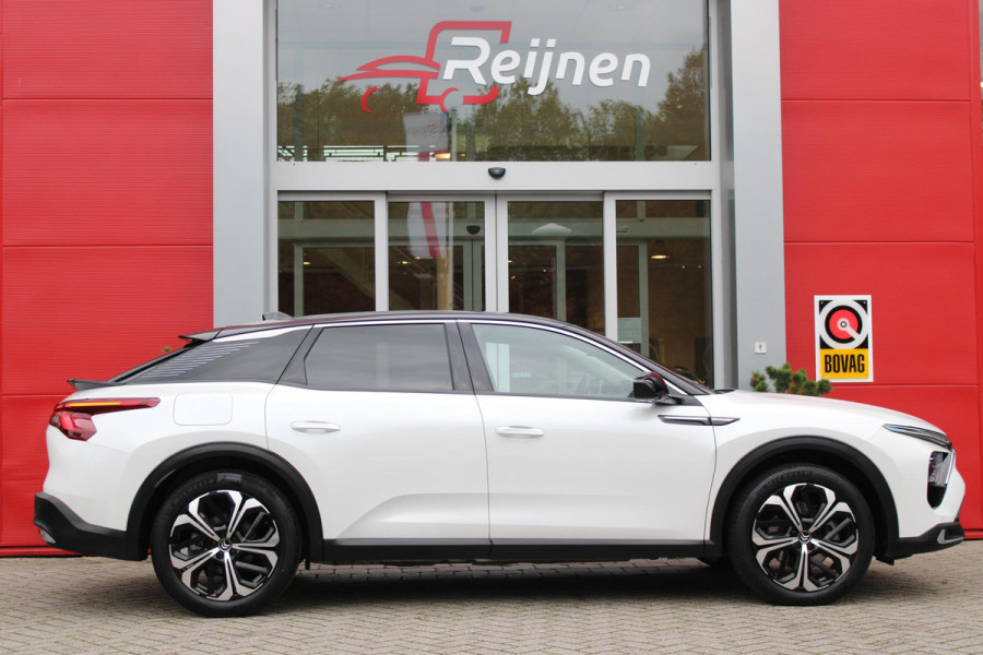 Citroën C5 X 1.6 PHEV 225PK AUTOMAAT HYBRID SHINE |NAVIGATIE |19'' TWO TONE LICHTMETALEN VELGEN|ELEKTRISCHE ACHTERKLEP | LEDEREN BEKLEDING | ELEKTRISCH VERSTELBARE VOORSTOELEN MET GEHEUGEN | CAMERA | DODEHOEK BEWAKING | STOEL/STUUR VERW. | DRAADLOZE TELEFOON LADER | APPLECARPLAY/ANDROID AUTO|FULL LED KOPLAMPEN|