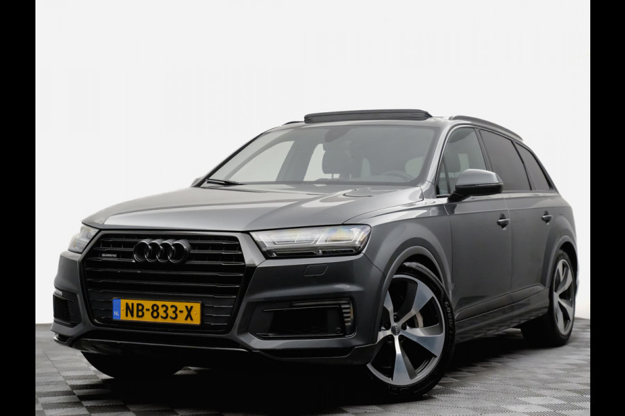 Audi Q7 3.0 TDI e-tron 375pk quattro Sport Black Optic (panodak,bose,matrix,sfeerverlichting,360)