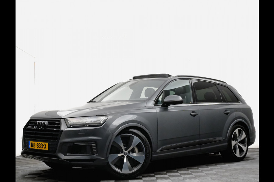 Audi Q7 3.0 TDI e-tron 375pk quattro Sport Black Optic (panodak,bose,matrix,sfeerverlichting,360)