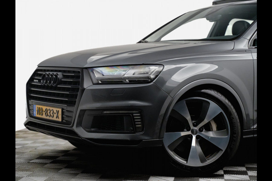 Audi Q7 3.0 TDI e-tron 375pk quattro Sport Black Optic (panodak,bose,matrix,sfeerverlichting,360)