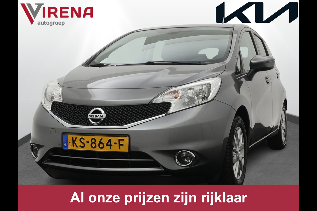 Nissan Note 1.2 Connect Edition Navigatie  - Cruise - Cilma - Keyless - Licht metaal 12 maanden Bovag garantie