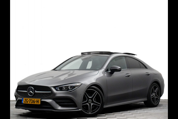 Mercedes-Benz CLA-Klasse 200 AMG 165pk Premium (sfeerverlichting,audio symfonie,leer,panodak,360,keyless)