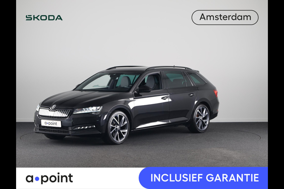 Škoda Superb Combi 1.4 TSI iV Sportline Business 218 pk Plug in Hybrid | Navigatie | Parkeersensoren | Cruise control | Stoelverwarming voor/achter | LED koplampen |