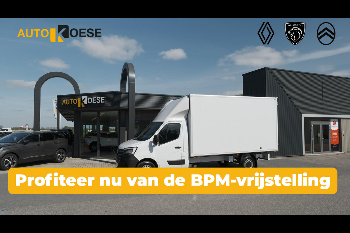 Renault Master T45 165 dCi L3 Energy | Bakwagen | Distribox | Navigatie | Cruise Control | Apple Carplay | Climate Control