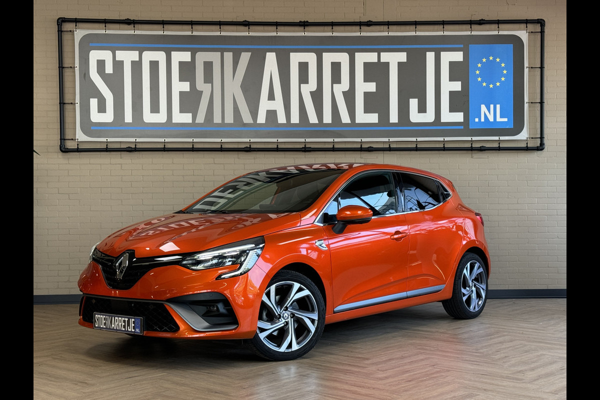 Renault Clio 1.3 TCe 130pk AUT, R.S. Line, Groot navi, 17 inch, 360 camera, stoelverwarming, Led, PDC V+A, 100% dealer onderhouden!