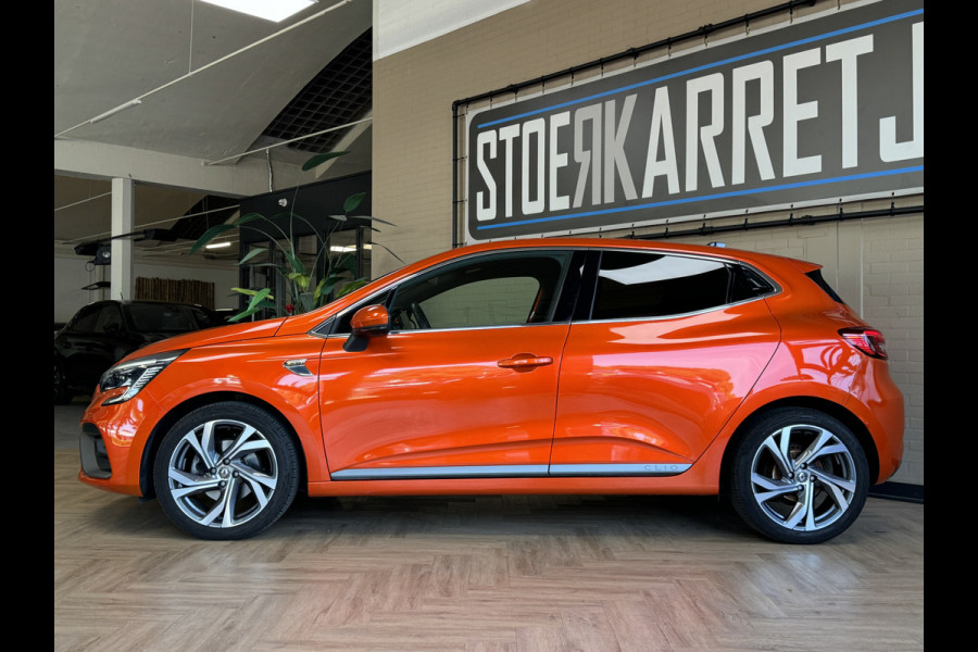 Renault Clio 1.3 TCe 130pk AUT, R.S. Line, Groot navi, 17 inch, 360 camera, stoelverwarming, Led, PDC V+A, 100% dealer onderhouden!