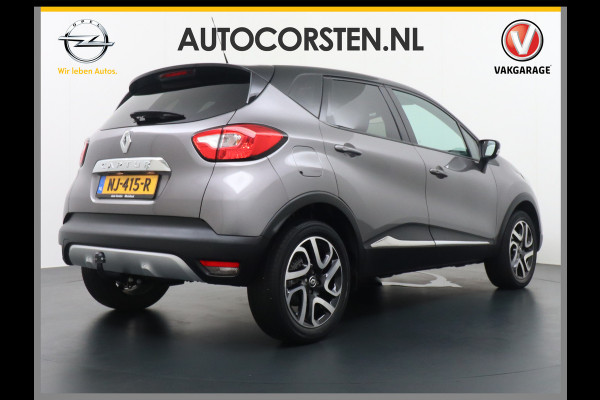 Renault Captur T120 pk AUT.6 Navi Camera Trekhaak PDC ECC MultiMedia R-Link+TouchScreen Keyless-Open/Start 17"LM Leer Stoel-verwarmd LED 1.2 TC ESP Hill-Holdf Isofix DAB Elektr.Verwarmde/Verstelbare/inklapbare-Spiegels Licht+Regensensor EBD ChroomPack LED Adaptive Mistlampen  Pack Look Automaat ESM VoiceCommand CruiseContr. Orig.NLse auto