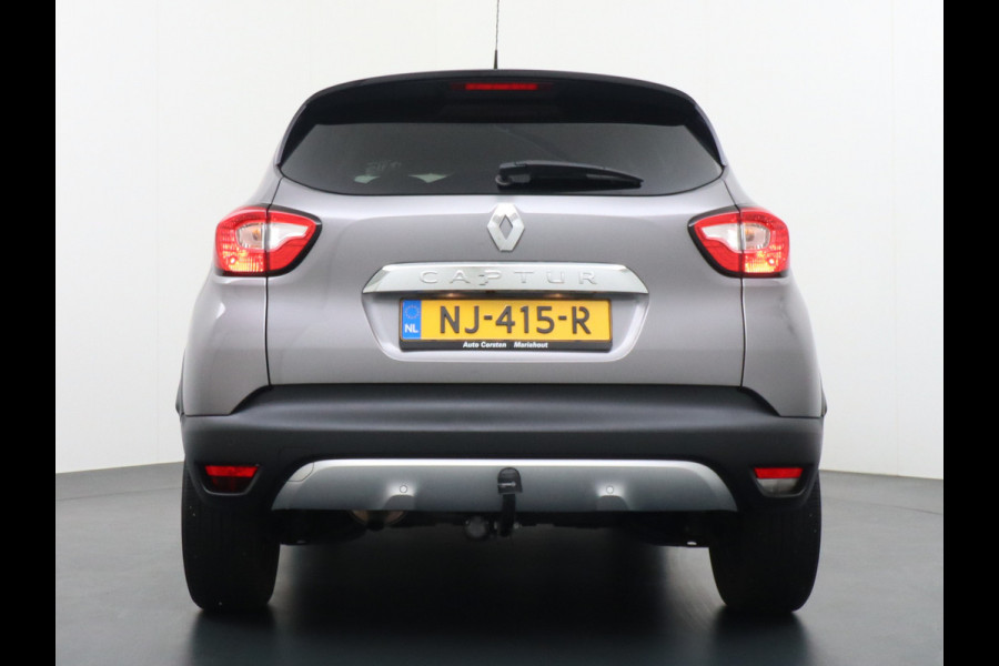 Renault Captur T120 pk AUT.6 Navi Camera Trekhaak PDC ECC MultiMedia R-Link+TouchScreen Keyless-Open/Start 17"LM Leer Stoel-verwarmd LED 1.2 TC ESP Hill-Holdf Isofix DAB Elektr.Verwarmde/Verstelbare/inklapbare-Spiegels Licht+Regensensor EBD ChroomPack LED Adaptive Mistlampen  Pack Look Automaat ESM VoiceCommand CruiseContr. Orig.NLse auto