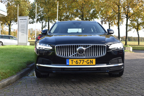 Volvo V90 T6 350PK Long Range Automaat AWD Ultimate Bright | Massage | Luchtvering | Trekhaak | Stoelkoeling | B&W | Panodak | ACC | Blis