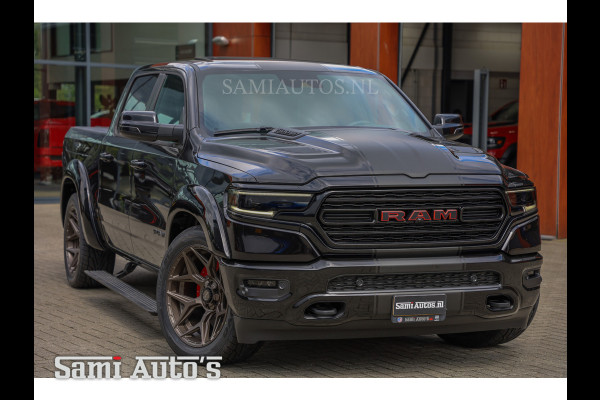 Dodge Ram 1500 LIMITED NIGHT | LPG | COVER| XB9 | MWK | VIRUAL | HUD ADG | SER LUCHTVERING | MEEST VOLLE UITVOERING | 5.7 V8 HEMI 402PK | CREW CAB | DUBBELE CABINE | DC | 5 PERSOONS | GRIJSKENTEKEN BEDRIJFS AUTO | VOORRAAD NUMMER 2167 - 6454  |