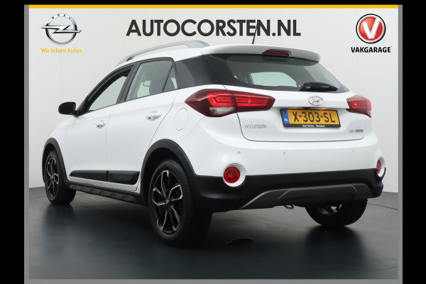 Hyundai i20 T100PK Navi Camera PDC Apple Carplay Android Auto Stoel+Stuurverwarmd DAB ECC Cruise Control Bluetooth Lane Assist Stuur en Stoe Elec. Ramen en Spiegels+ Inklapbaar Isofix Dakrails Skidplates Skirts Spoiler Multifunct.-Leder stw Auto-dim B-spiegel Zeer compleet, volledig onderhouden, L.beurt bij 46900