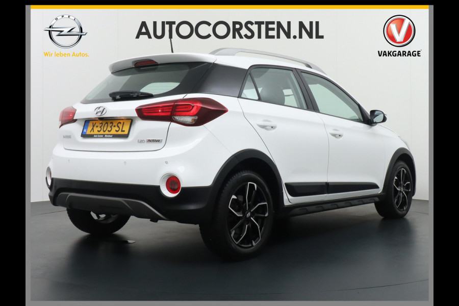 Hyundai i20 T100PK Navi Camera PDC Apple Carplay Android Auto Stoel+Stuurverwarmd DAB ECC Cruise Control Bluetooth Lane Assist Stuur en Stoe Elec. Ramen en Spiegels+ Inklapbaar Isofix Dakrails Skidplates Skirts Spoiler Multifunct.-Leder stw Auto-dim B-spiegel Zeer compleet, volledig onderhouden, L.beurt bij 46900