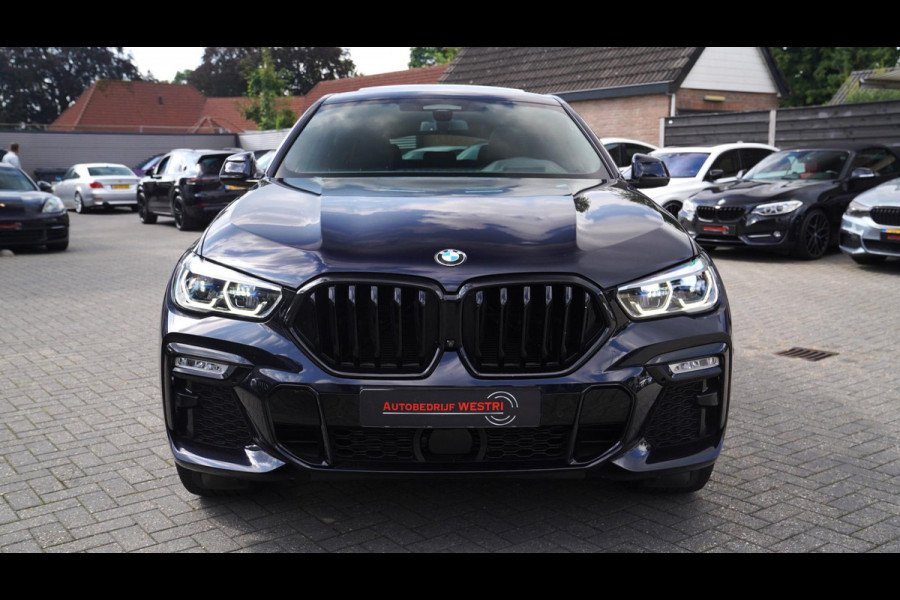 BMW X6 XDrive40i High Executive | Panorama | 360cam | Carbon | Adaptieve cruise control | Kristallen pook | 22 inch | Dealer onder