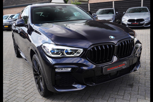 BMW X6 XDrive40i High Executive | Panorama | 360cam | Carbon | Adaptieve cruise control | Kristallen pook | 22 inch | Dealer onder