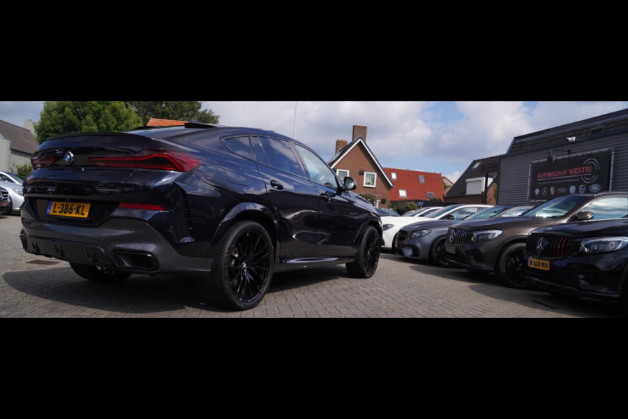 BMW X6 XDrive40i High Executive | Panorama | 360cam | Carbon | Adaptieve cruise control | Kristallen pook | 22 inch | Dealer onder