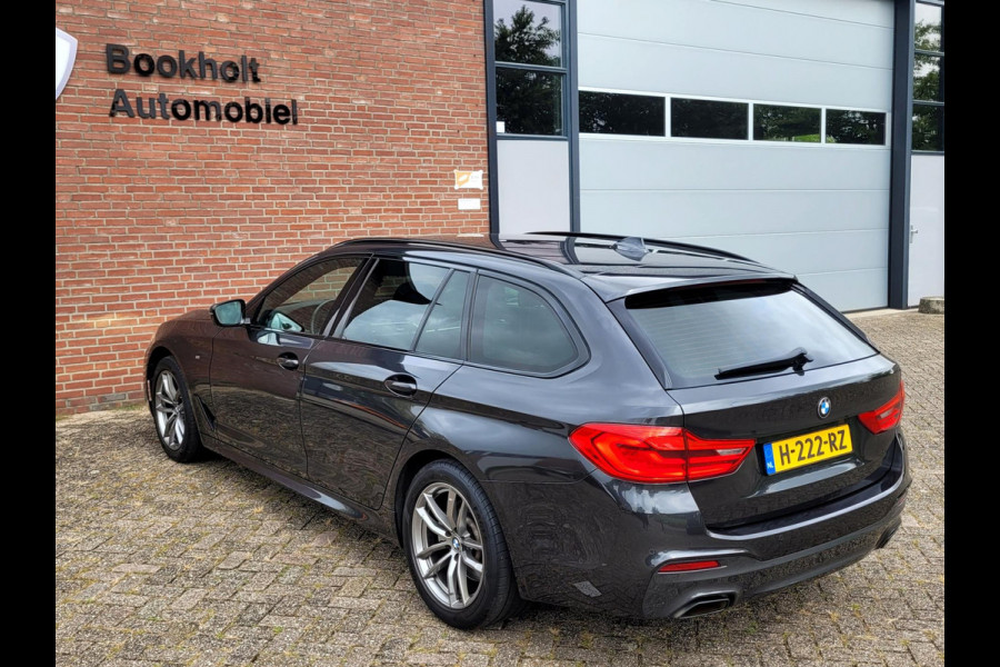 BMW 5 Serie Touring 520i M-sport, Radar, Adaptive Cruise, Haak, Virtual Cockpit (1e eig. NL BTW-auto)