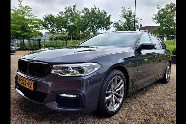 BMW 5 Serie Touring 520i M-sport, Radar, Adaptive Cruise, Haak, Virtual Cockpit (1e eig. NL BTW-auto)