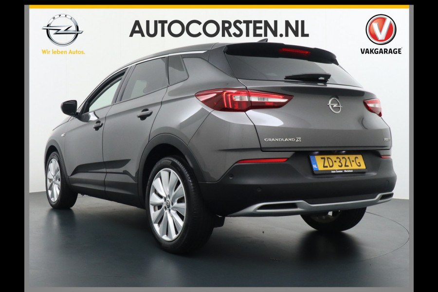 Opel Grandland X T131PK Apple Carplay Android Auto Camera PDC Navi AGR Keyless 19" DAB+ ECC Bluetooth 1/2 Leer Privacy Glas LMVRegen-Licht Sensor Isofix 100% Dealer Onderhouden Business Executive Orig.NLse auto l.beurt bij 110.048km !