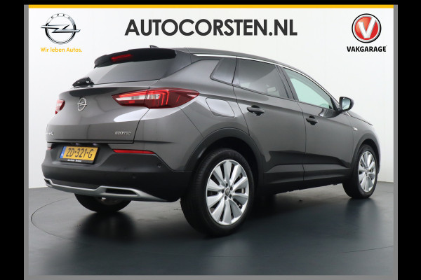 Opel Grandland X T131PK Apple Carplay Android Auto Camera PDC Navi AGR Keyless 19" DAB+ ECC Bluetooth 1/2 Leer Privacy Glas LMVRegen-Licht Sensor Isofix 100% Dealer Onderhouden Business Executive Orig.NLse auto l.beurt bij 110.048km !