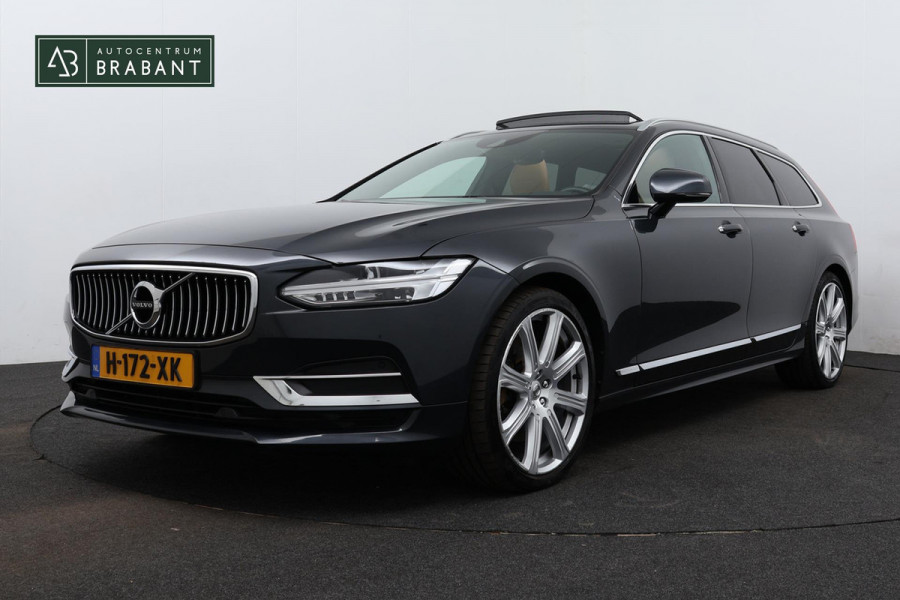 Volvo V90 2.0 T4 Business Luxury+(1e Eig, Dealer Onderh, NL-auto, Panorama, Camera, Lane assist, Head Up, StoelV, PDC V+A, Etc)