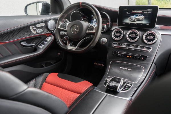 Mercedes-Benz GLC Coupé AMG 63 S 4MATIC+ / Sterrenhemel/ Leder/ Navigatie/ Burmester Sound System/ Schuif-/kanteldak/ 375kW (510PK)