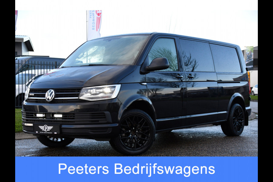 Volkswagen Transporter 2.0 TDI L2H1 DC 4Motion Highline Black Edition Camera, Cruise, Automaat, Multimedia, 204Pk, 2 x schuifdeur, LED,