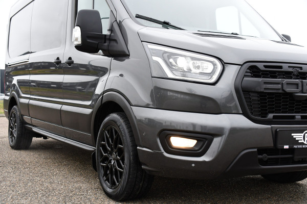 Ford Transit 350 2.0 TDCI L3H2 Limited Raptor Edition Adaptieve Cruise, Camera, 360 sensoren, Multimedia, Carplay, Trekhaak, LED,