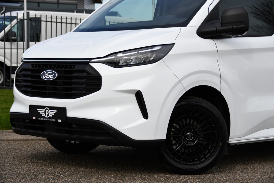 Ford Transit Custom 320 2.0 TDCI L2H1 Black & White Edition Virtual, Adaptieve Cruise, Camera, Automaat, Carplay, 170PK,