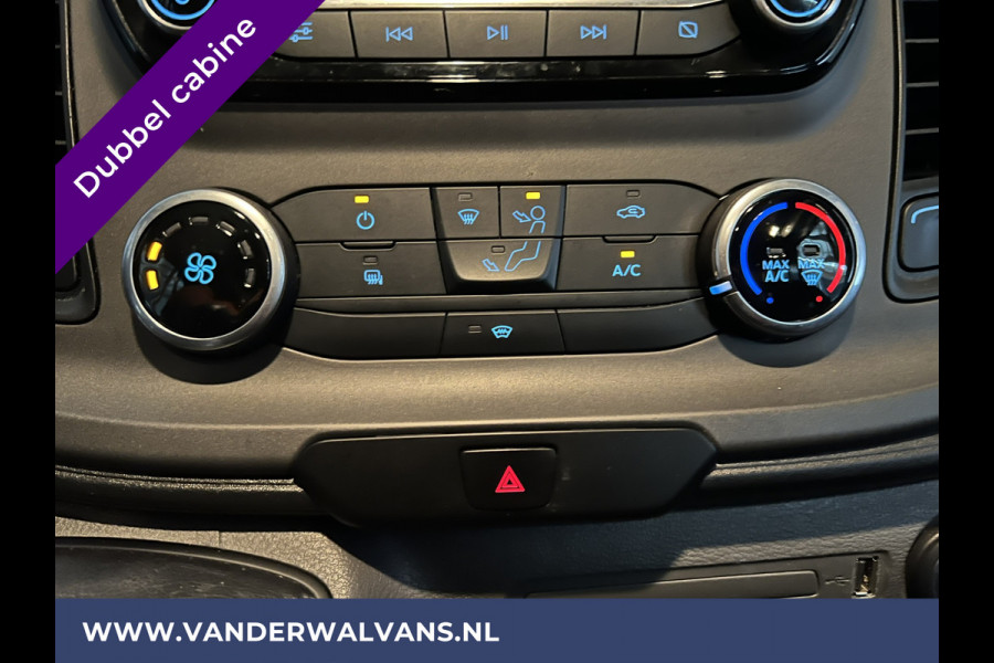 Ford Transit 2.0 TDCI 170pk L4H3 Dubbele Cabine Euro6 Airco | Camera | Apple Carplay | Android Auto | Trekhaak Cruisecontrol, Parkeersensoren, 5-Zits, Verwarmde voorruit